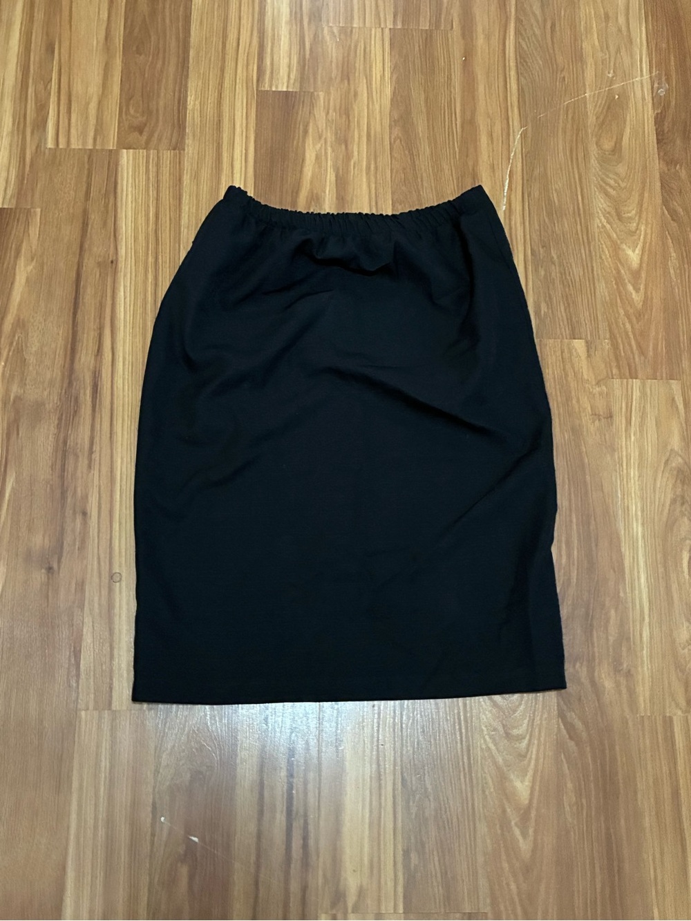 Women's Black Midi Pull-On Pencil Skirt